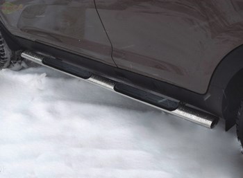 Пороги стальная труба Honda CR-V (2009-2012) - ОбвесКарРу VIN: HNO-000223. 
