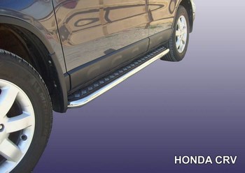 Пороги стальная труба Honda CR-V (2009-2012) - ОбвесКарРу VIN: HCRV006. 