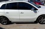 Пороги труба D42 с листом RUSSTAL для Renault Koleos