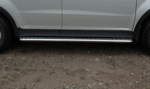 Пороги труба D42 с листом RUSSTAL для Ssang Yong Actyon