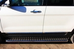 Пороги труба D42 с листом RUSSTAL для Ford Explorer