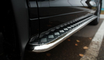 Пороги труба D42 с листом RUSSTAL для Toyota Highlander