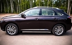 Пороги труба D63 RUSSTAL для Lexus RX270