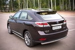 Пороги труба D63 RUSSTAL для Lexus RX350