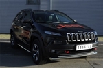 Пороги труба D63 (секции) RUSSTAL для Jeep Trailhawk