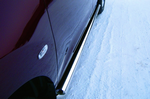 Пороги труба D75хD42 овал RUSSTAL для Toyota RAV4 Long