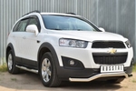 Пороги труба для Chevrolet Captiva (2013-н.в.)
