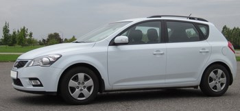 Рейлинги на крышу Kia Cee"d (2006-2012) - ОбвесКарРу VIN: 0230-02. 