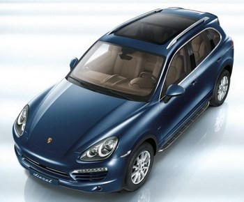 Рейлинги на крышу Porsche Cayenne (2010-2015) - ОбвесКарРу VIN: CNT05-11KY-006. 