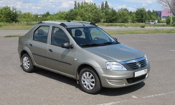 Рейлинги на крышу Renault Logan (2004-2015) - ОбвесКарРу VIN: 0215-11. 