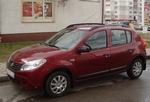 Рейлинги на крышу Renault Sandero (2009-2014)