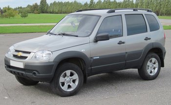 Рейлинги на крышу Chevrolet Niva (2002-2015) - ОбвесКарРу VIN: 0211-Л-02. 