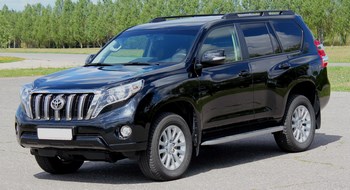 Рейлинги на крышу Toyota Land Cruiser Prado 150 (2009-н.в.) - ОбвесКарРу VIN: 0251-02. 