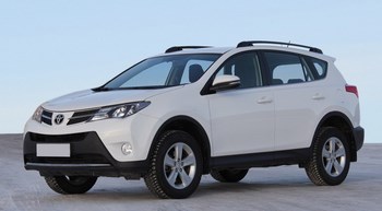 Рейлинги на крышу Toyota RAV 4 (2012-н.в.) - ОбвесКарРу VIN: 0254-02. 