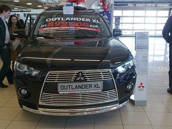 Решетка радиатора для Mitsubishi Outlander XL - ОбвесКарРу VIN: MITOUT XL-06. 