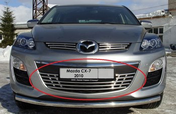 Решетка радиатора нижняя для Mazda CX-7 - ОбвесКарРу VIN: MAZCX7 10-06. 