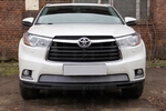 Решетка радиатора ProtectGrille нижняя для Toyota Highlander (2013-2016 Черная)