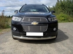 Решетка радиатора верхняя для Chevrolet Captiva (12 мм)