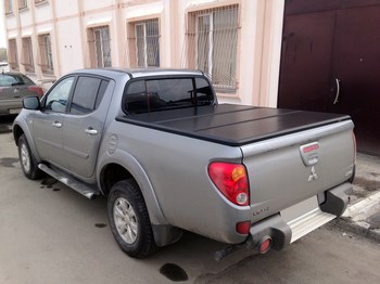 Трехсекционная алюминиевая крышка кузова для Mitsubishi L200 - ОбвесКарРу VIN: HC-MT510. 