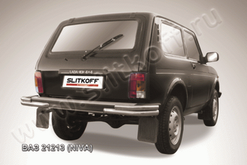 Уголки d57-d42 SLITKOFF для Lada 21213 - ОбвесКарРу VIN: Niv011. 