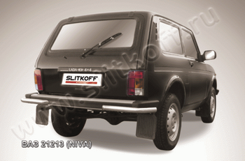 Уголки d57 SLITKOFF для Lada 21213 - ОбвесКарРу VIN: Niv012. 