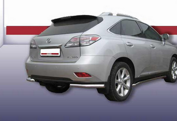 Уголки d57 SLITKOFF для Lexus RX350 - ОбвесКарРу VIN: LRX35018. 