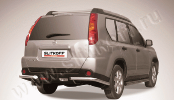 Уголки d57 SLITKOFF для Nissan X-Trail - ОбвесКарРу VIN: NXT012. 