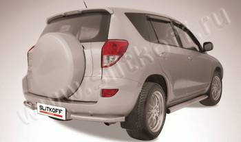 Уголки d57 SLITKOFF для Toyota RAV4 - ОбвесКарРу VIN: TR4011. 