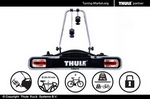 Велобагажник с замком Thule EuroRide 941 на фаркоп (на 2 велосипеда)