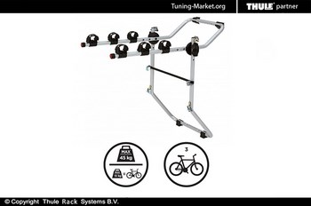Велобагажник Thule Freeway 968 на заднюю дверь хетчбэков или седанов (на 3 велосипеда) - ОбвесКарРу VIN: TH968. 