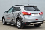 Задняя защита бампера для Mitsubishi ASX (центральная 60,3 мм)