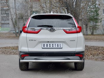 Задняя защита для Honda CR-V (2017-н.в.) - ОбвесКарРу VIN: HCRZ-002836. 