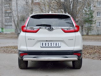 Задняя защита для Honda CR-V (2017-н.в.) - ОбвесКарРу VIN: HCRZ-002837. 