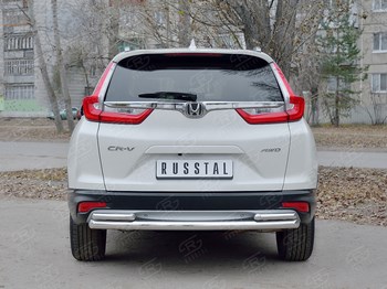 Задняя защита для Honda CR-V (2017-н.в.) - ОбвесКарРу VIN: HCRZ-002836. 