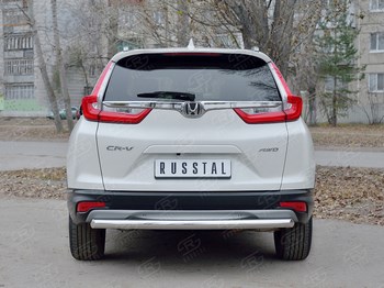 Задняя защита для Honda CR-V (2017-н.в.) - ОбвесКарРу VIN: HCRZ-002834. 