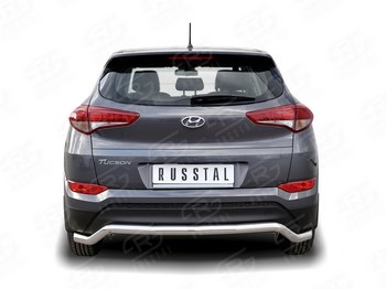 Задняя защита для Hyundai Tucson (2015-н.в.) - ОбвесКарРу VIN: HTZ-002239. 