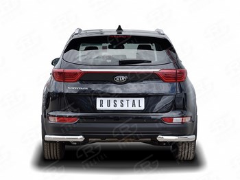 Задняя защита для Kia Sportage (2016-н.в.) - ОбвесКарРу VIN: KSZ-002297. 