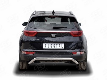 Задняя защита для Kia Sportage (2016-н.в.) - ОбвесКарРу VIN: KSZ-002294. 