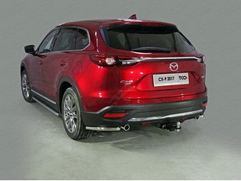 Задняя защита TCC для Mazda CX-9 (2016-н.в.) - ОбвесКарРу VIN: MAZCX917-25. 