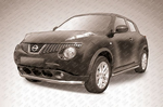 Защита переднего бампера d57 SLITKOFF для Nissan Juke 2WD