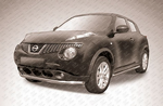 Защита переднего бампера d57 SLITKOFF для Nissan Juke 2WD