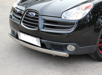 Защита переднего бампера d63 (дуга) RUSSTAL для Subaru Tribeca USA - ОбвесКарРу VIN: SUTZ-000943. 