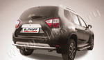 Защита заднего бампера d42 SLITKOFF для Nissan Terrano