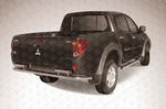 Защита заднего бампера d57 SLITKOFF для Mitsubishi L200 Triton