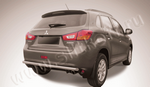 Защита заднего бампера d57 SLITKOFF для Mitsubishi ASX