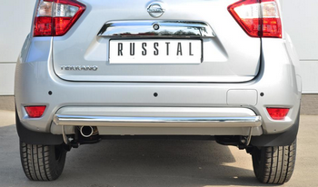 Защита заднего бампера D63 (дуга) RUSSTAL для Nissan Terrano - ОбвесКарРу VIN: NTRZ-001799. 