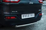 Защита заднего бампера D63 (дуга) RUSSTAL для Jeep Cherokee