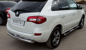 Защита заднего бампера D63 RUSSTAL для Peugeot Koleos - ОбвесКарРу VIN: RKZ-000589. 