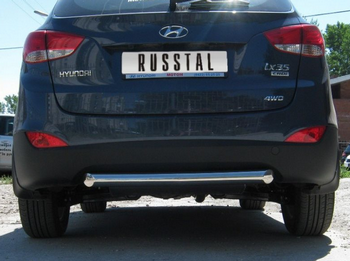 Защита заднего бампера D63 (секции) RUSSTAL для Hyundai ix35 - ОбвесКарРу VIN: HIZ-000180. 
