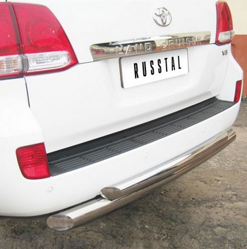 Защита заднего бампера D63xD63 (дуга) RUSSTAL для Toyota Land Cruiser 100 - ОбвесКарРу VIN: LHZ-000466. 